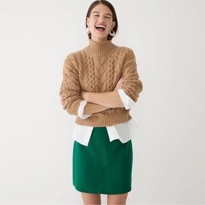 J. Crew Cashmere Cable Sweater XS